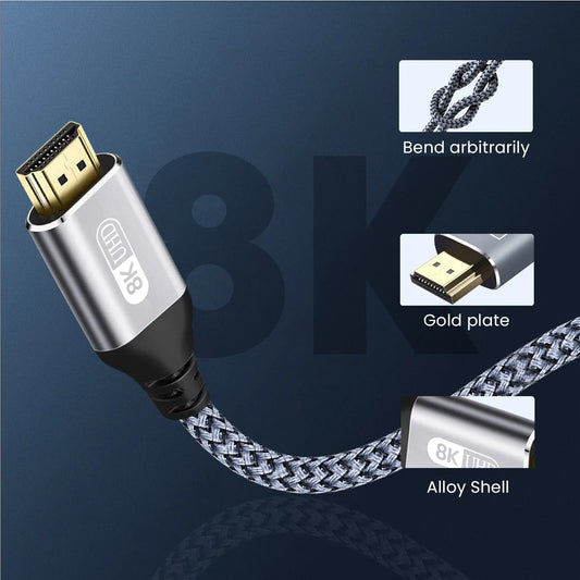 HDMI 2.1 Cable 4K 120Hz 48Gbps