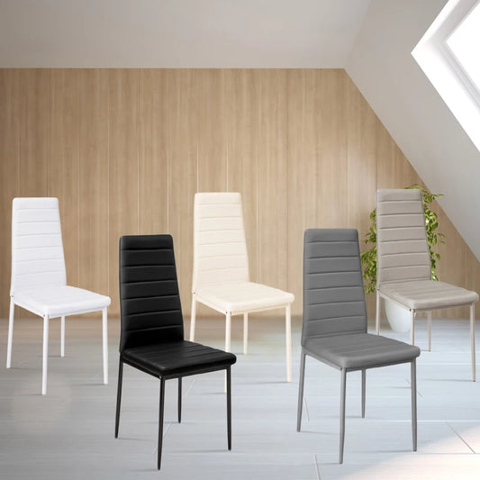 Modern Faux Leather Upholstered Dining Chair