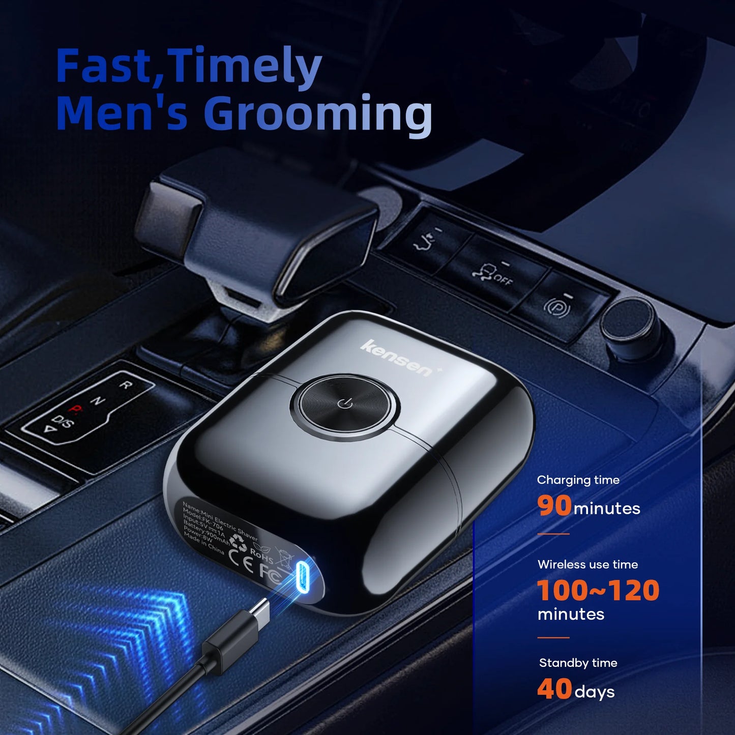 KENSEN S26 Electric Shaver for Men
