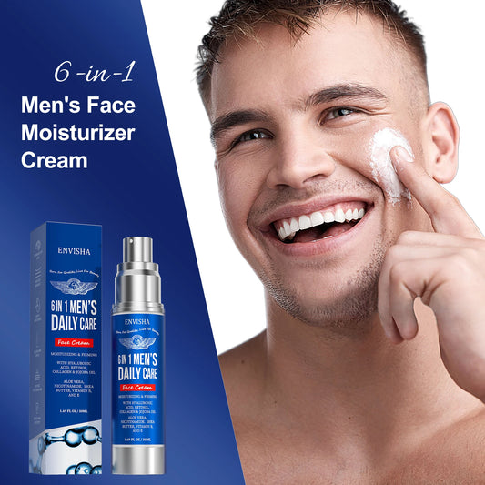 ENVISHA 6 IN 1 Men's Facial Skin Care Cream Anti-aging Moisturizing