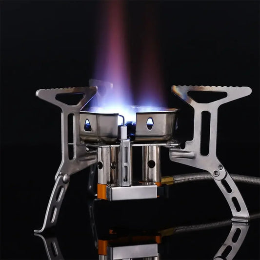3-Core Portable Collapsible Camp Stove Burner Set