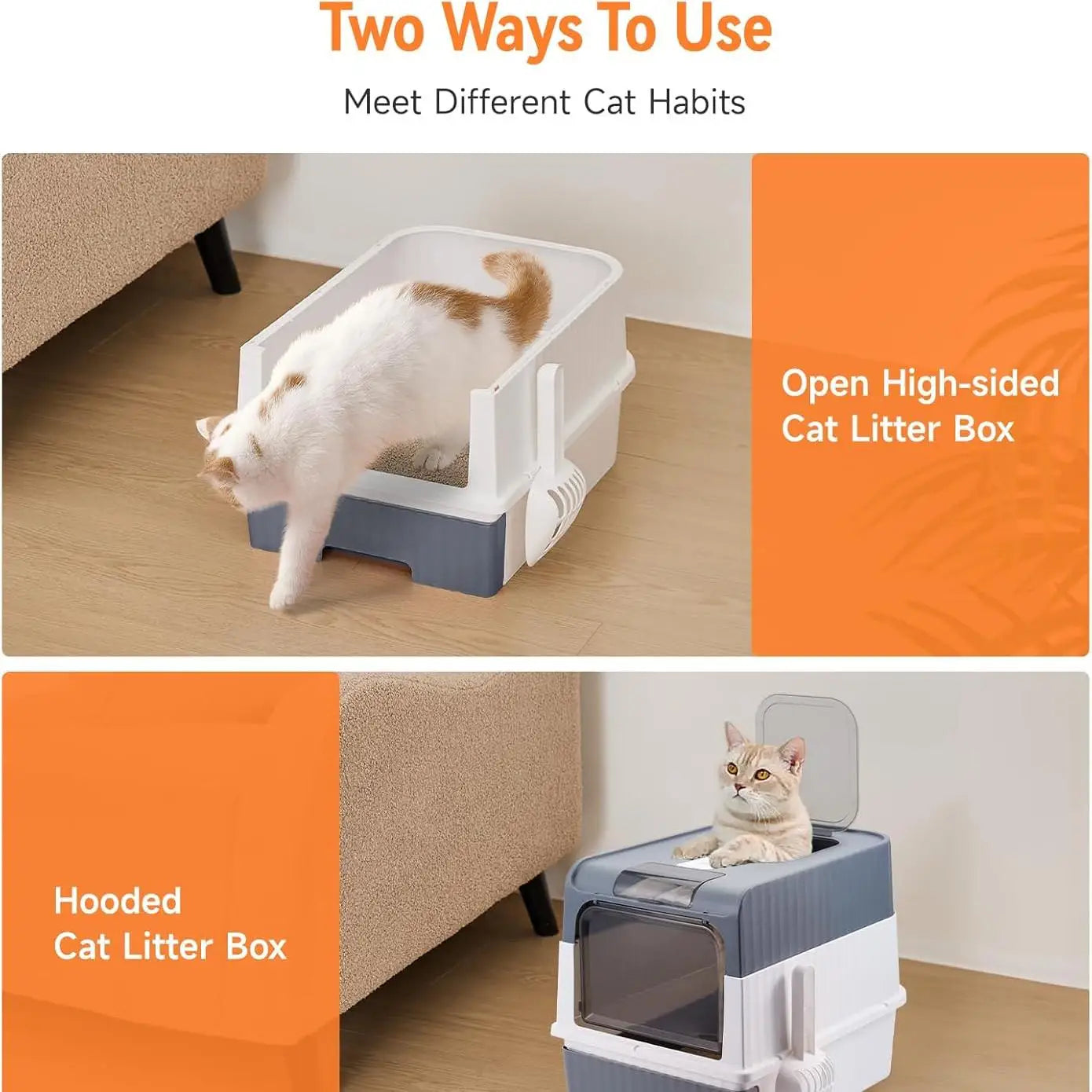 UV Sterilization Cat Litter Box