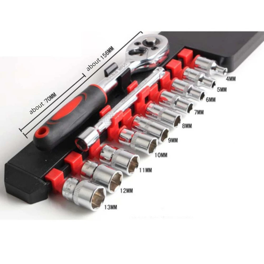 12 Pcs Set Wrench Socket Set