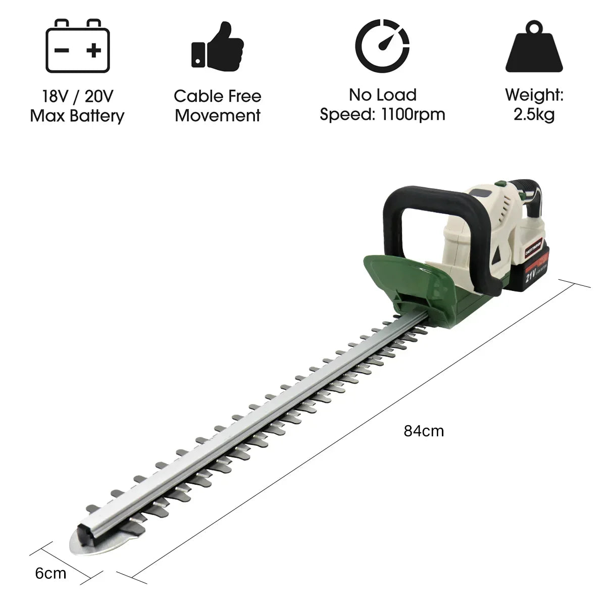 Brushless Cordless Hedge Trimmer