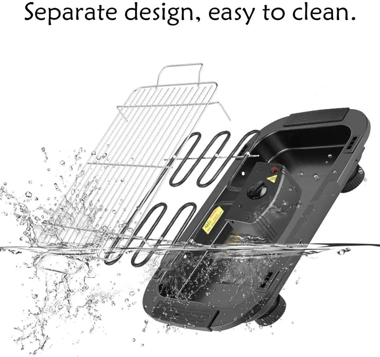 BBQ Electric Grill with Detachable Barbecue