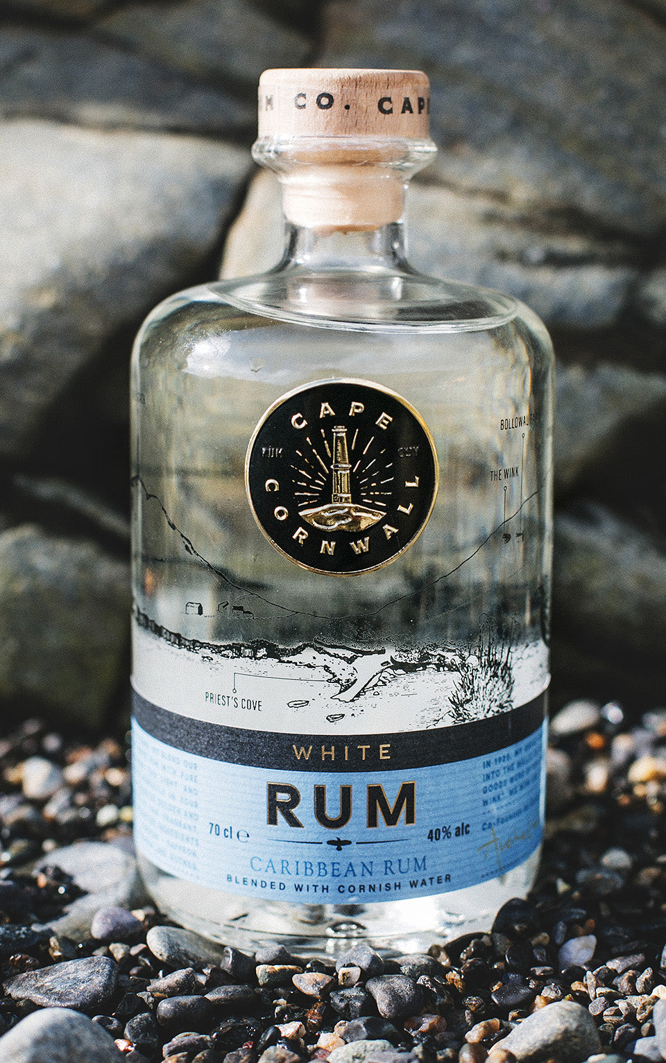 Cape Cornwall White Rum 70cl