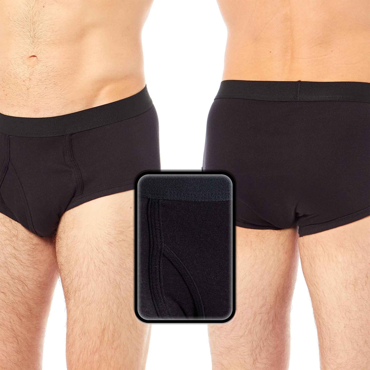 Pack of 6 Men's Cotton Briefs