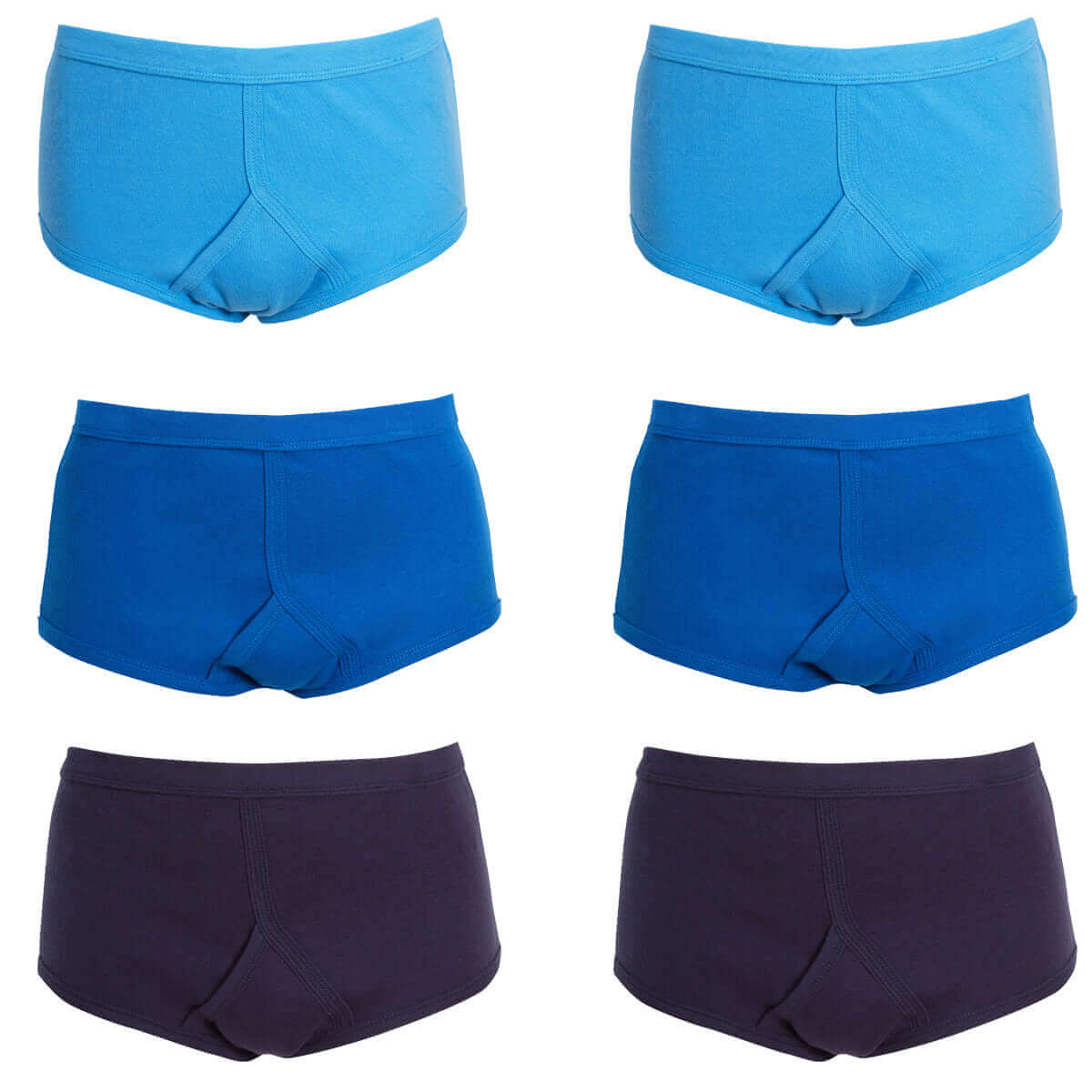 Pack of 6 Men's Cotton Y Front Underpants