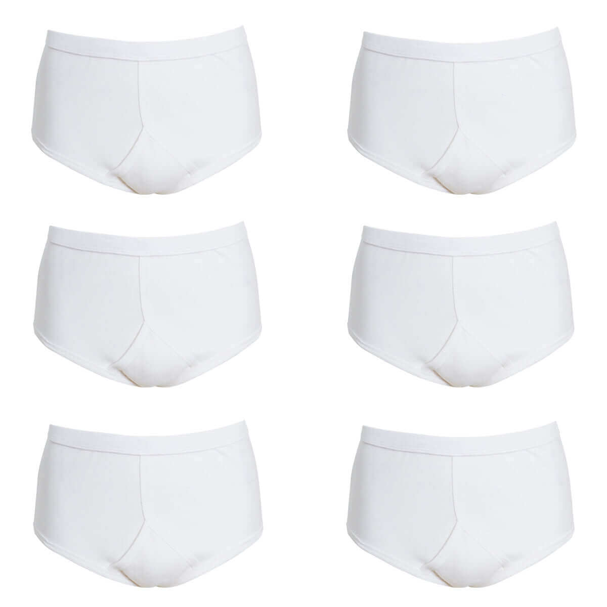 Pack of 6 Men's Cotton Y Front Underpants